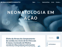 Tablet Screenshot of paulomargotto.com.br